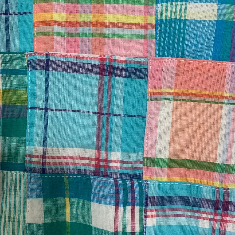 The J. Peterman Company Patchwork A-Line Skirt Size Small Coastal Cape Cod - Picture 4 of 7